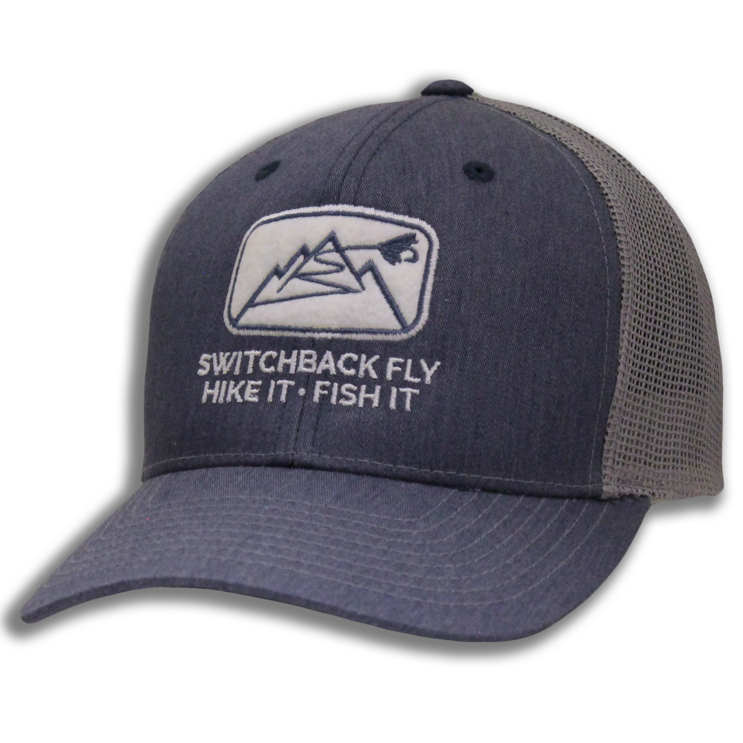 Switchback Fly Logo Medium Profile Trucker Hat